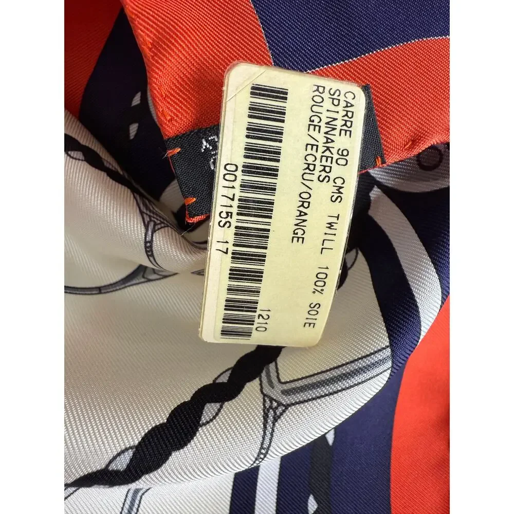 Hermes Spinnakers Silk Scarf